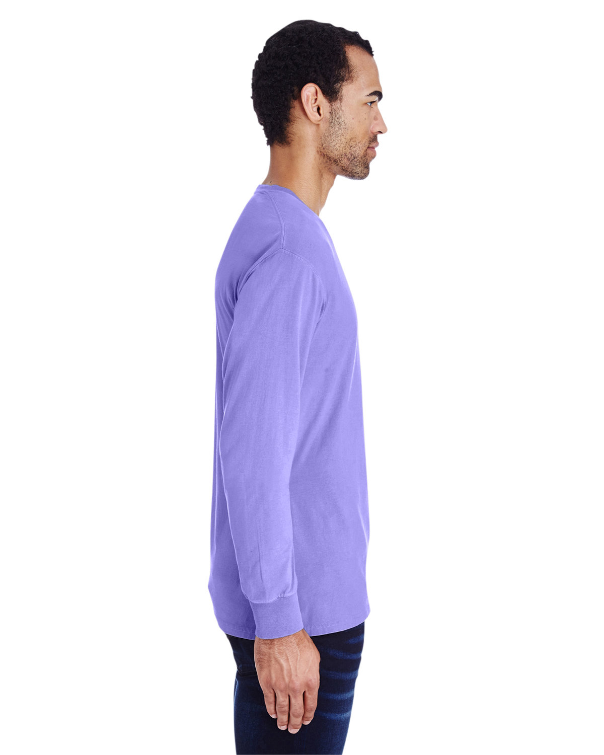 GDH200 ComfortWash by Hanes Unisex Garment-Dyed Long-Sleeve T-Shirt - Siide Image