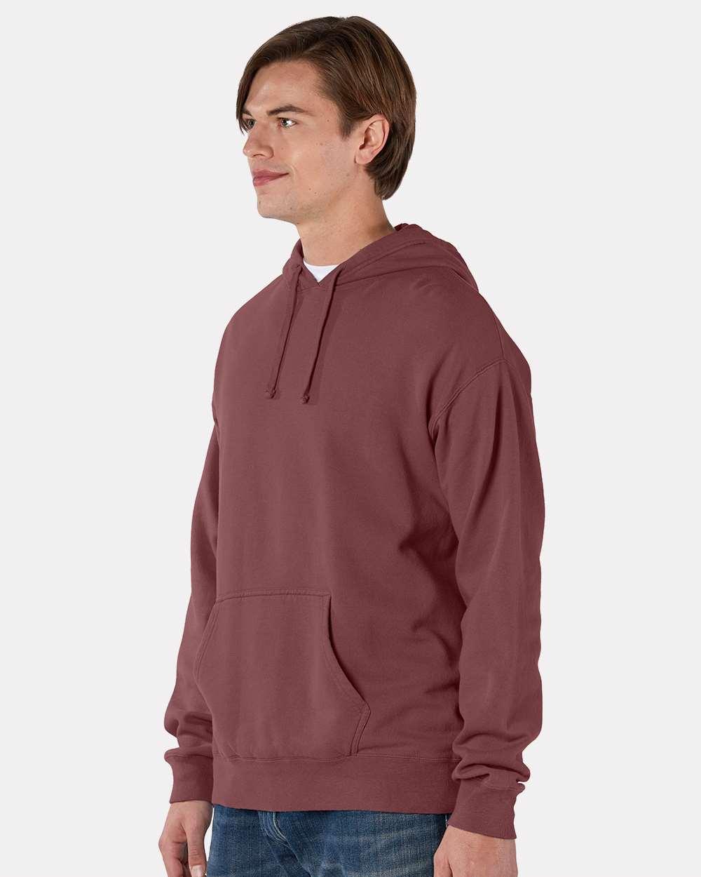 GDH450 ComfortWash by Hanes Unisex Pullover Hooded Sweatshirt - Siide Image