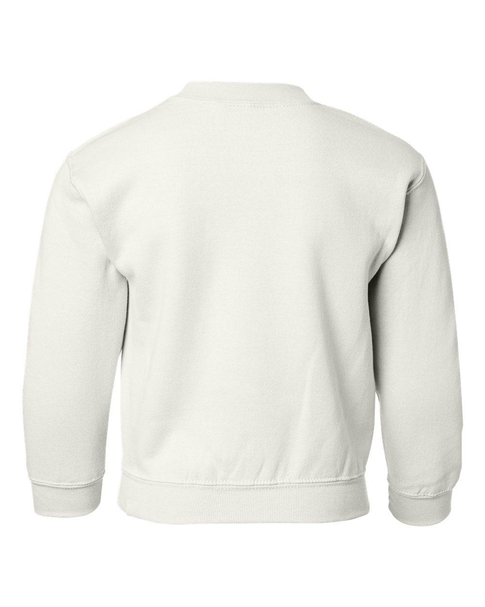 18000B Gildan Heavy Blend Youth Sweatshirt - Back Image