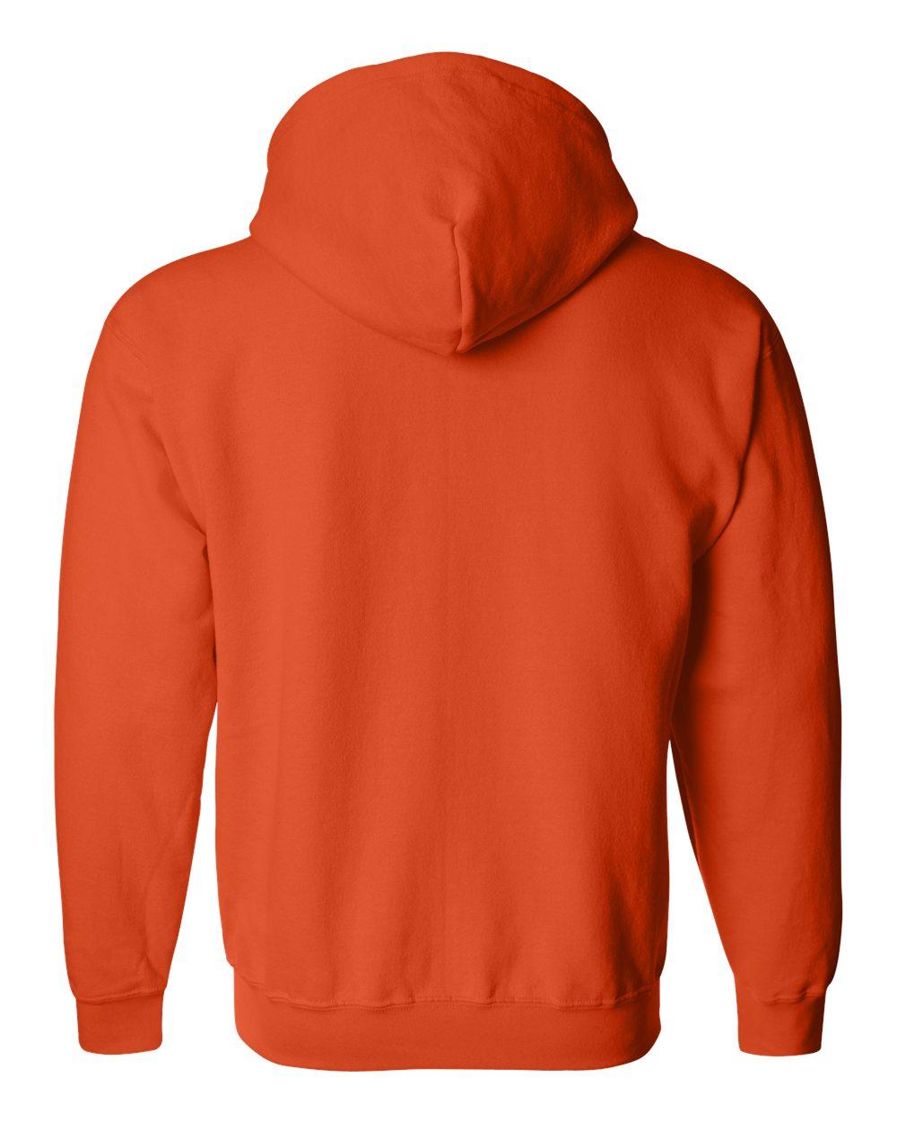 18600 Gildan Heavy Blend Full-Zip Hooded Sweatshirt - Back Image