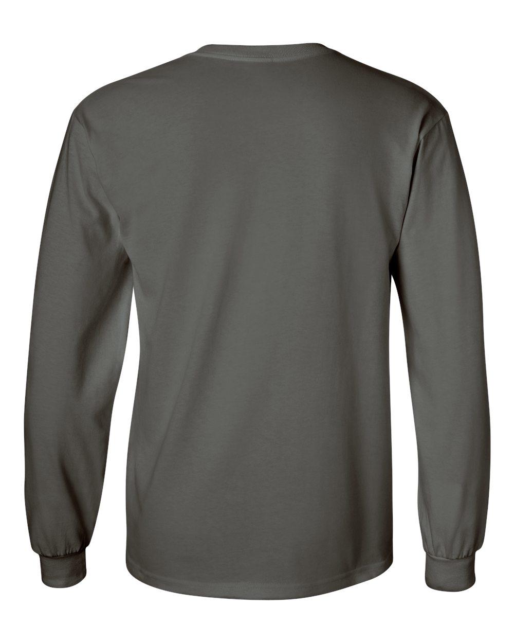 2400 Gildan - Ultra Cotton™ Long Sleeve T-Shirt - Back Image