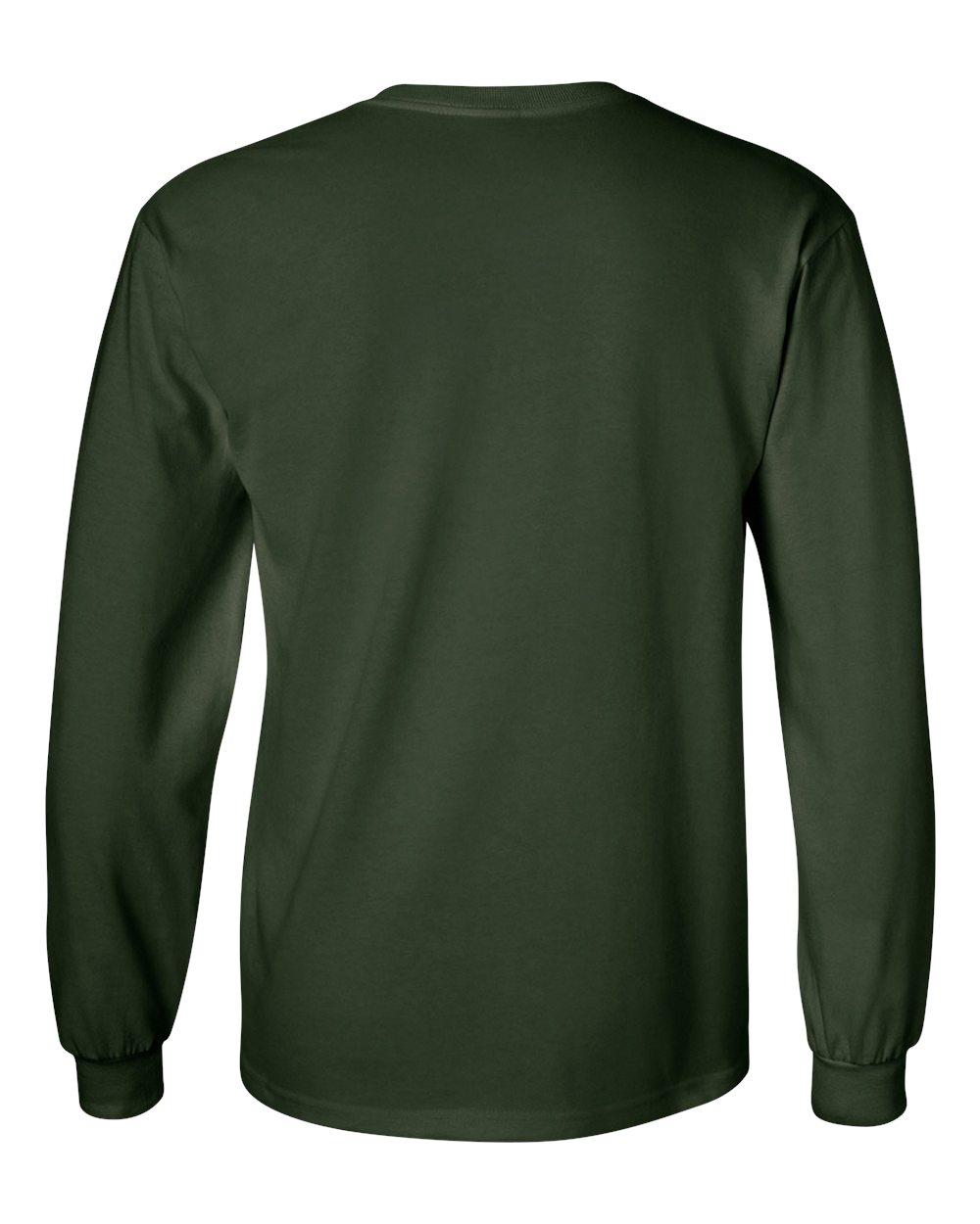2400 Gildan - Ultra Cotton™ Long Sleeve T-Shirt - Back Image