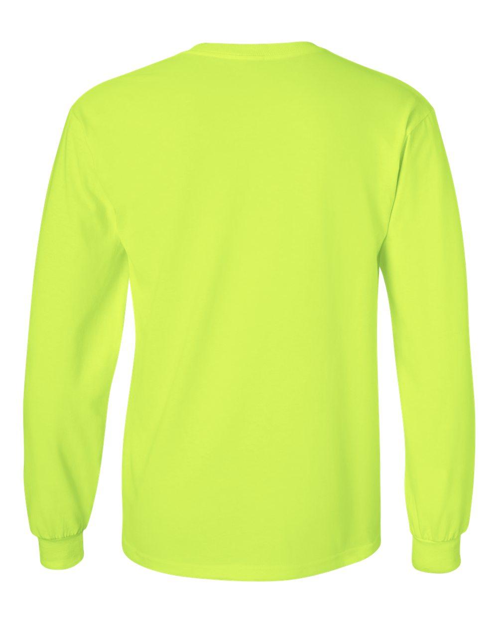 2400 Gildan - Ultra Cotton™ Long Sleeve T-Shirt - Back Image