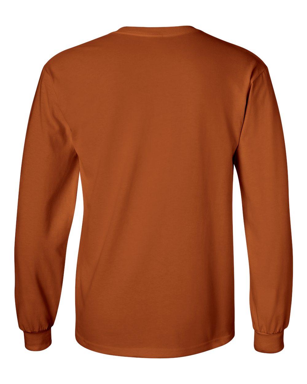 2400 Gildan - Ultra Cotton™ Long Sleeve T-Shirt - Back Image