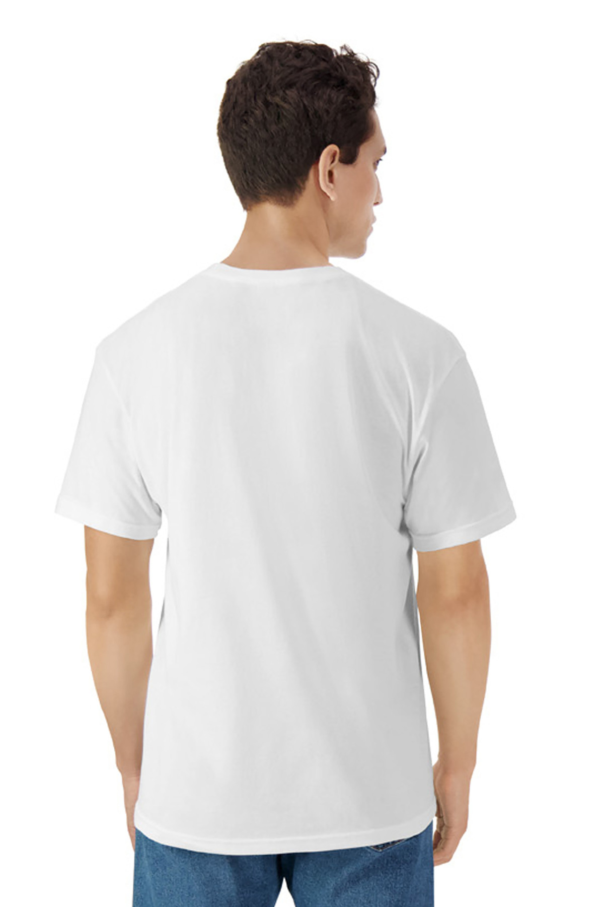 3000 Gildan Light Cotton T-Shirt - Back Image