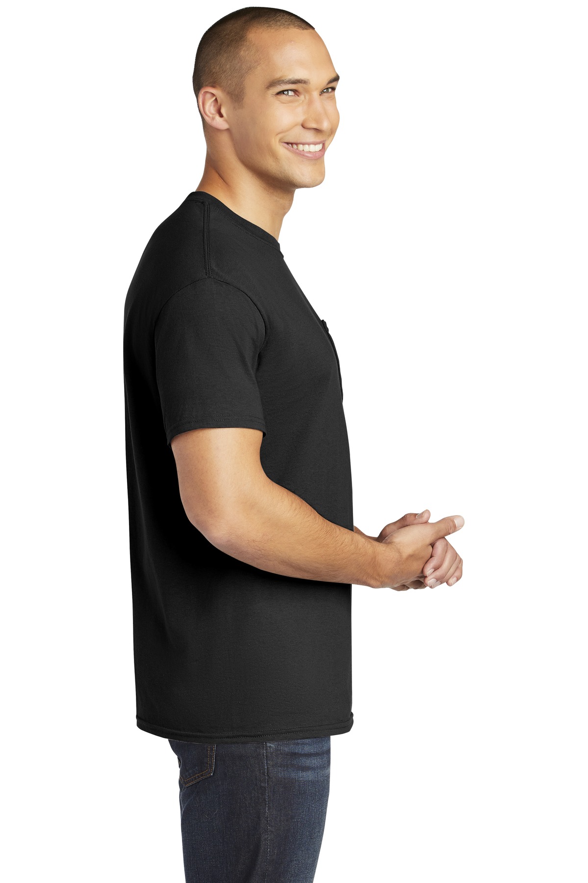 5300 Gildan Heavy Cotton Pocket T-Shirt - Siide Image