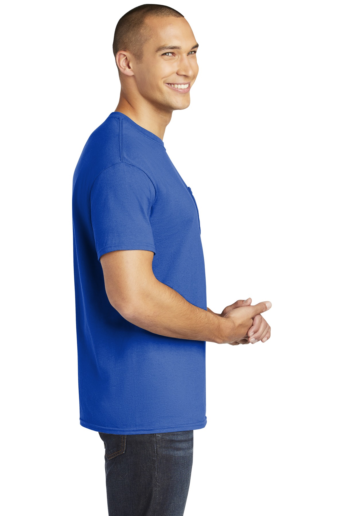 5300 Gildan Heavy Cotton Pocket T-Shirt - Siide Image