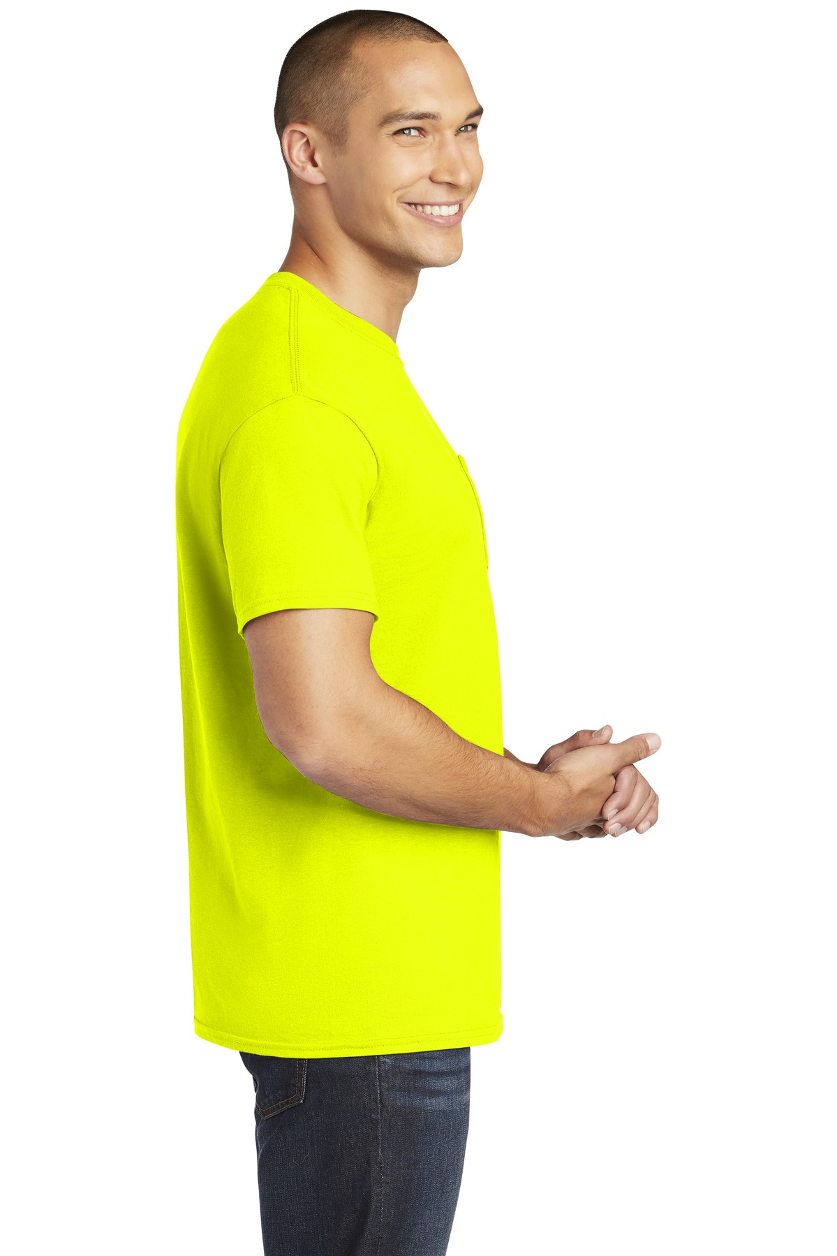 5300 Gildan Heavy Cotton Pocket T-Shirt 5300 Gildan Heavy Cotton Pocket T-Shirt - Siide Image