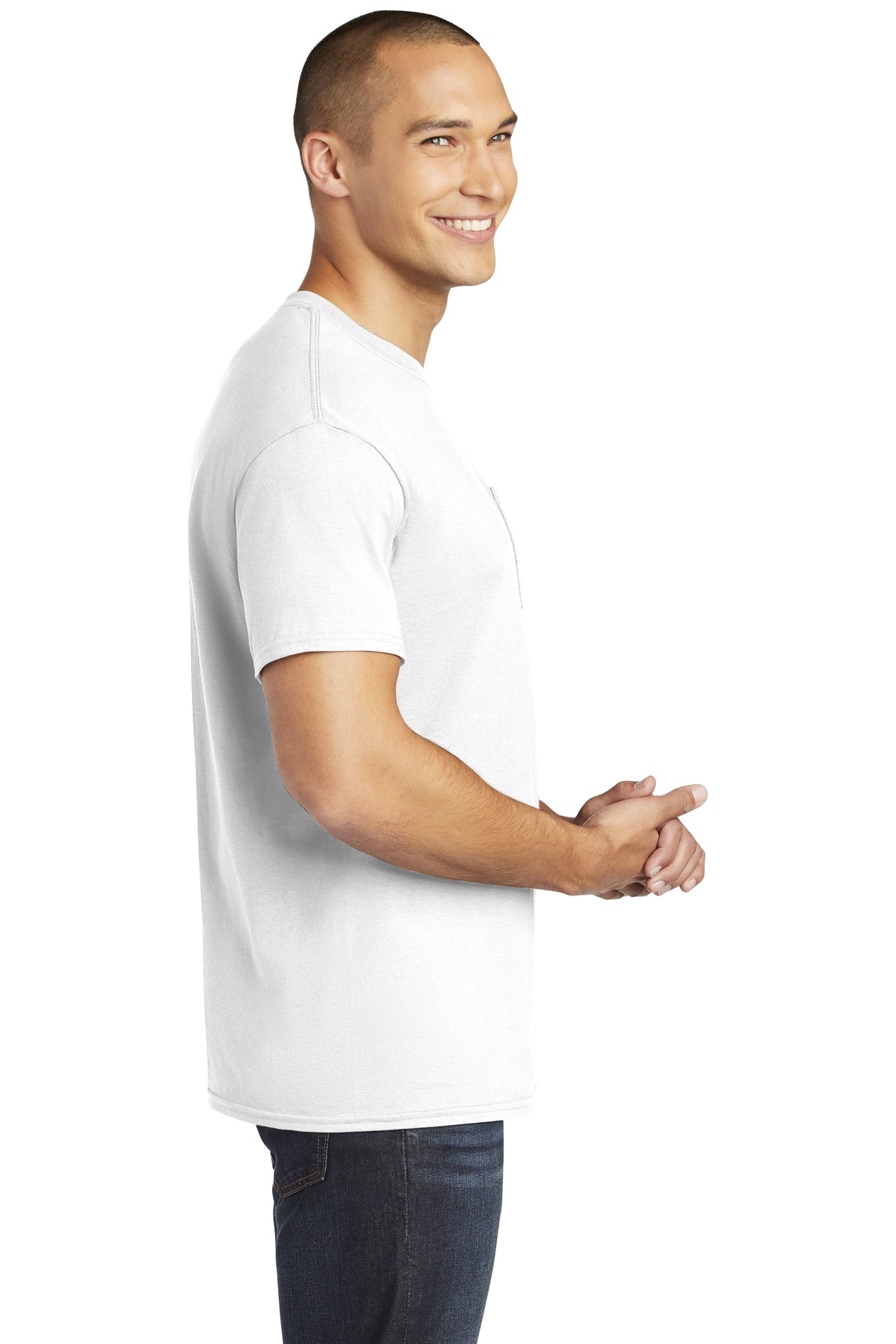 5300 Gildan Heavy Cotton Pocket T-Shirt - Siide Image