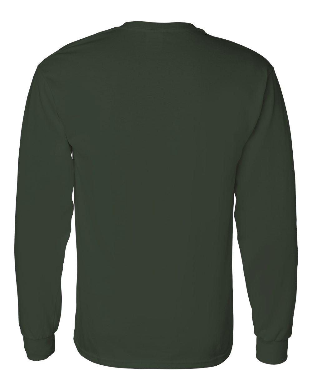 5400 Gildan Heavy Cotton Long Sleeve T-Shirt - Back Image