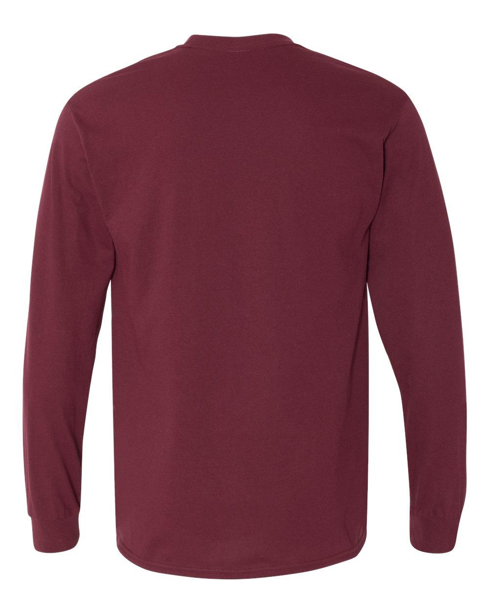 5400 Gildan Heavy Cotton Long Sleeve T-Shirt - Back Image