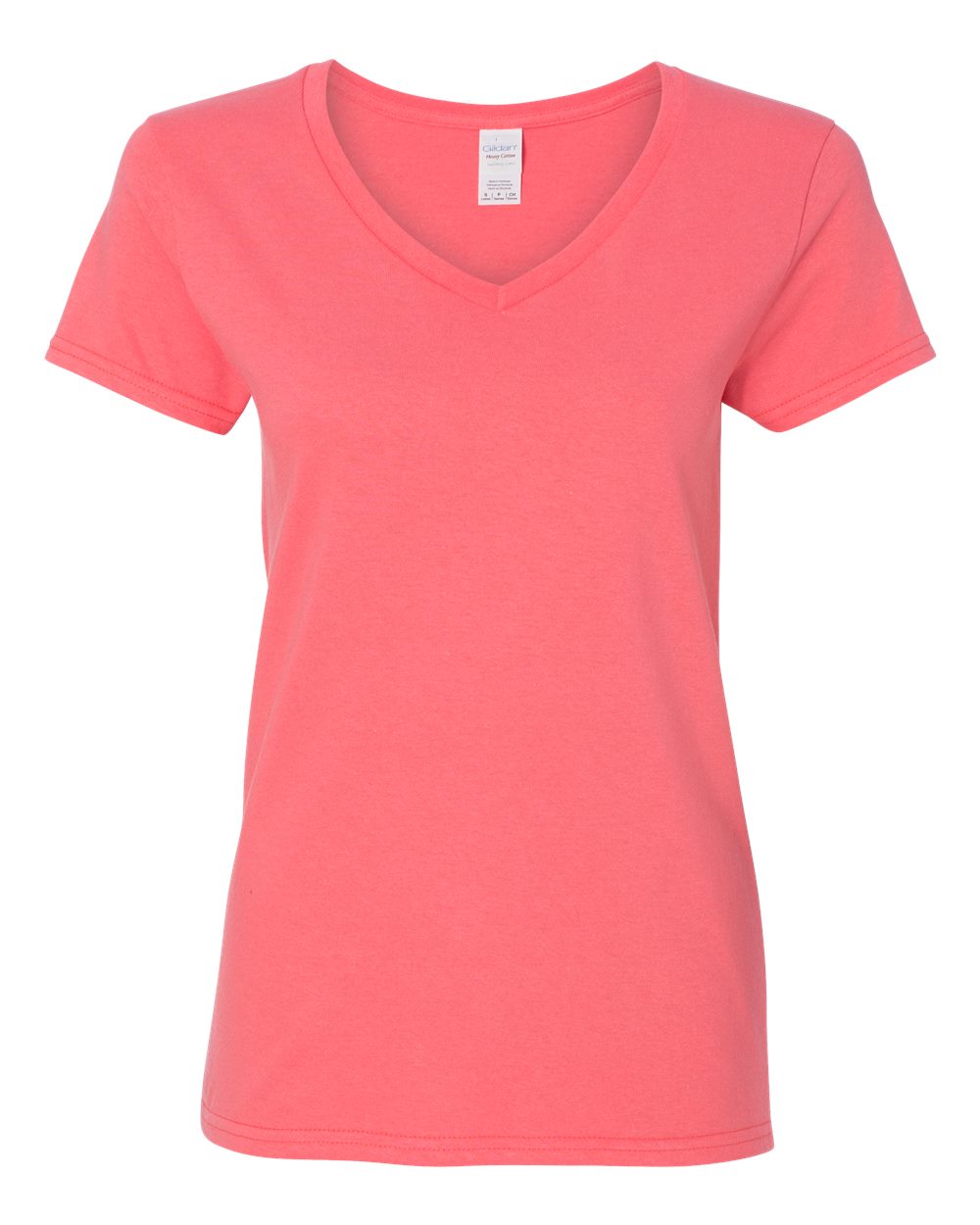 5V00L Gildan Heavy Cotton Women’s V-Neck T-Shirt