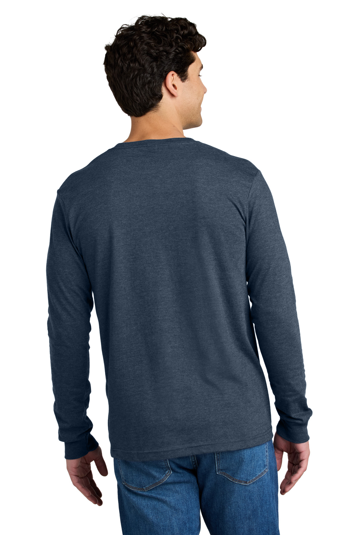 64440CVC Gildan Softstyle CVC Long Sleeve Tee - Back Image