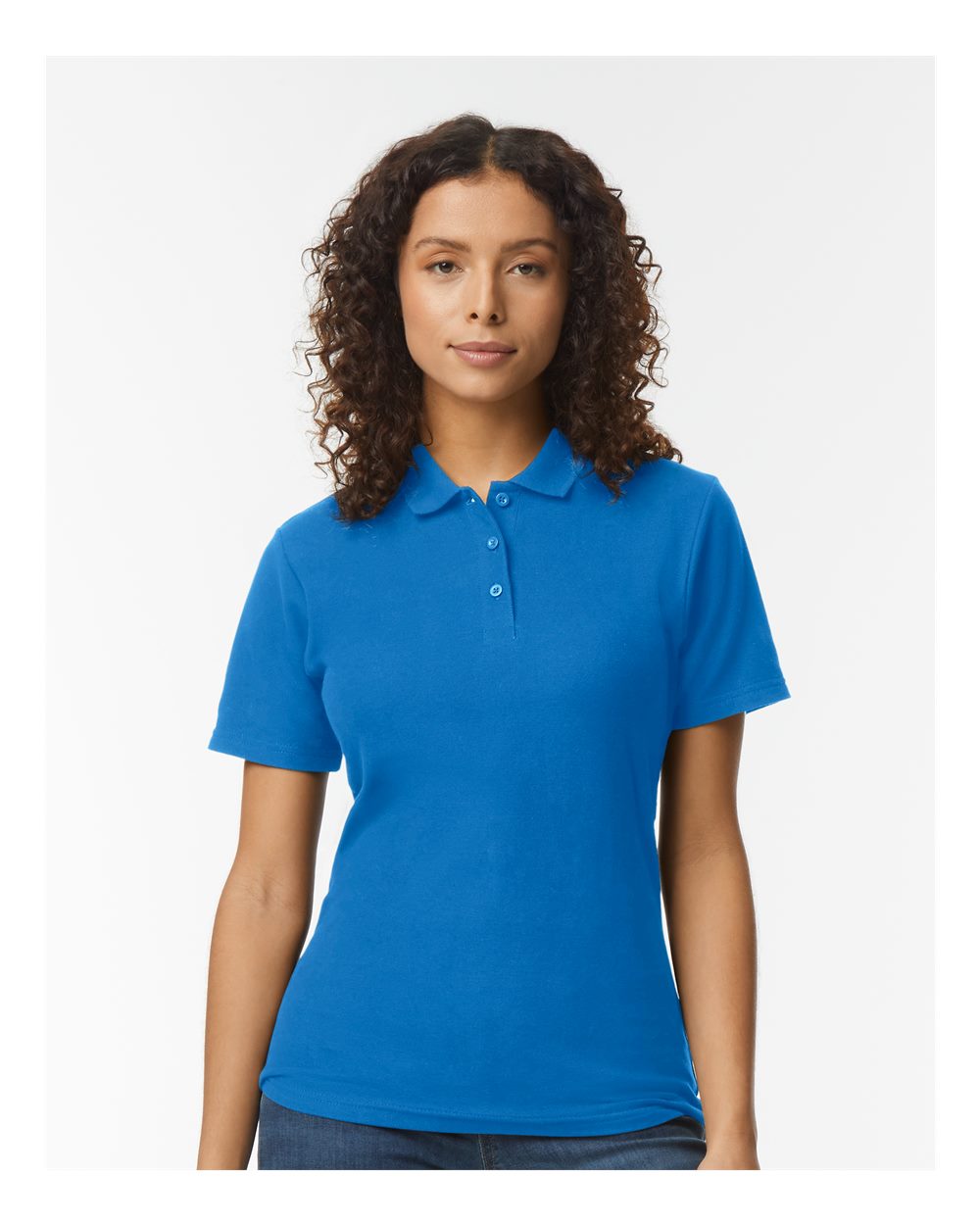 64800L Gildan Softstyle Womens Pique Polo Zoom Image
