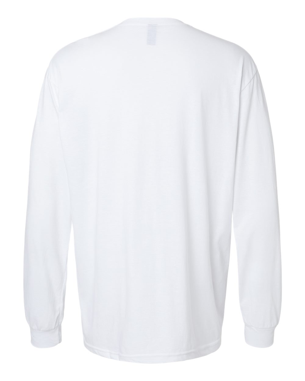 67400 Gildan Softstyle CVC Long Sleeve T-Shirt - Back Image