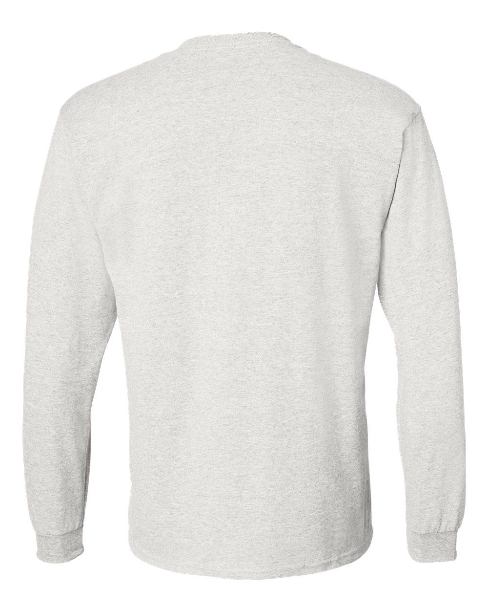 8400 Gildan - DryBlend 50 Cotton/50 Poly Long Sleeve T-Shirt. - Back Image