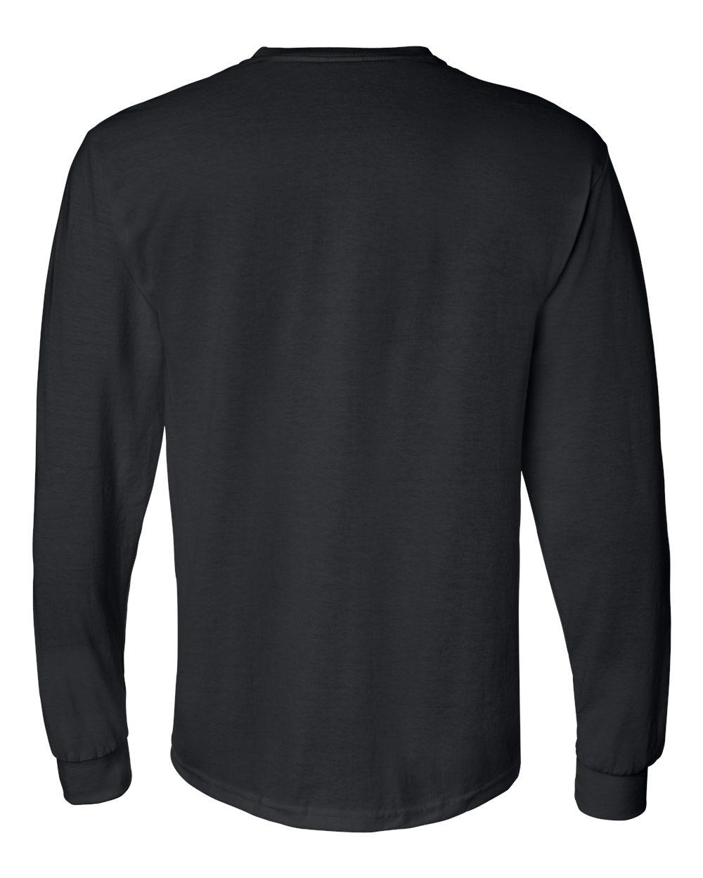 8400 Gildan - DryBlend 50 Cotton/50 Poly Long Sleeve T-Shirt. - Back Image