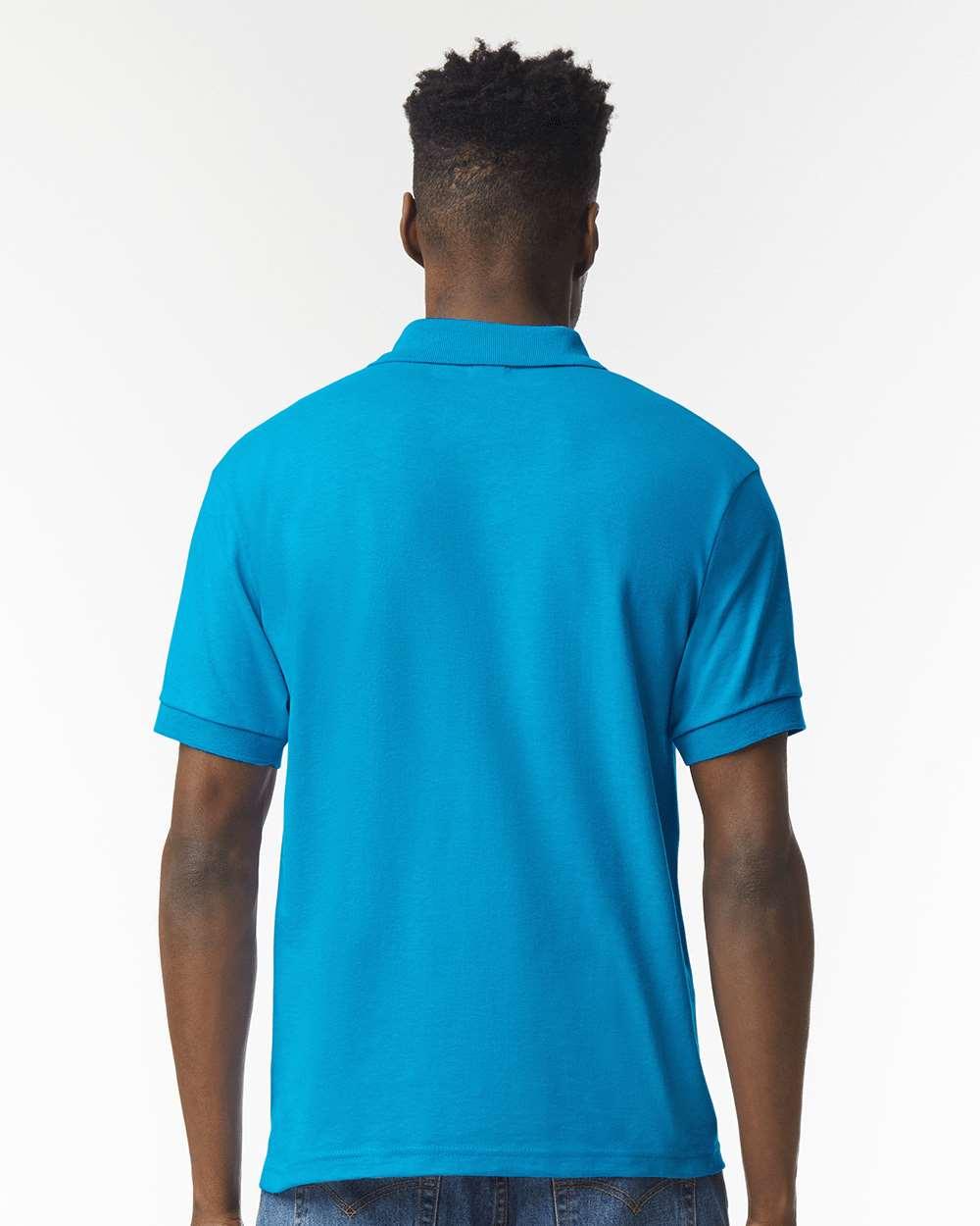 8800 Gildan DryBlend Jersey Sport Shirt - Back Image
