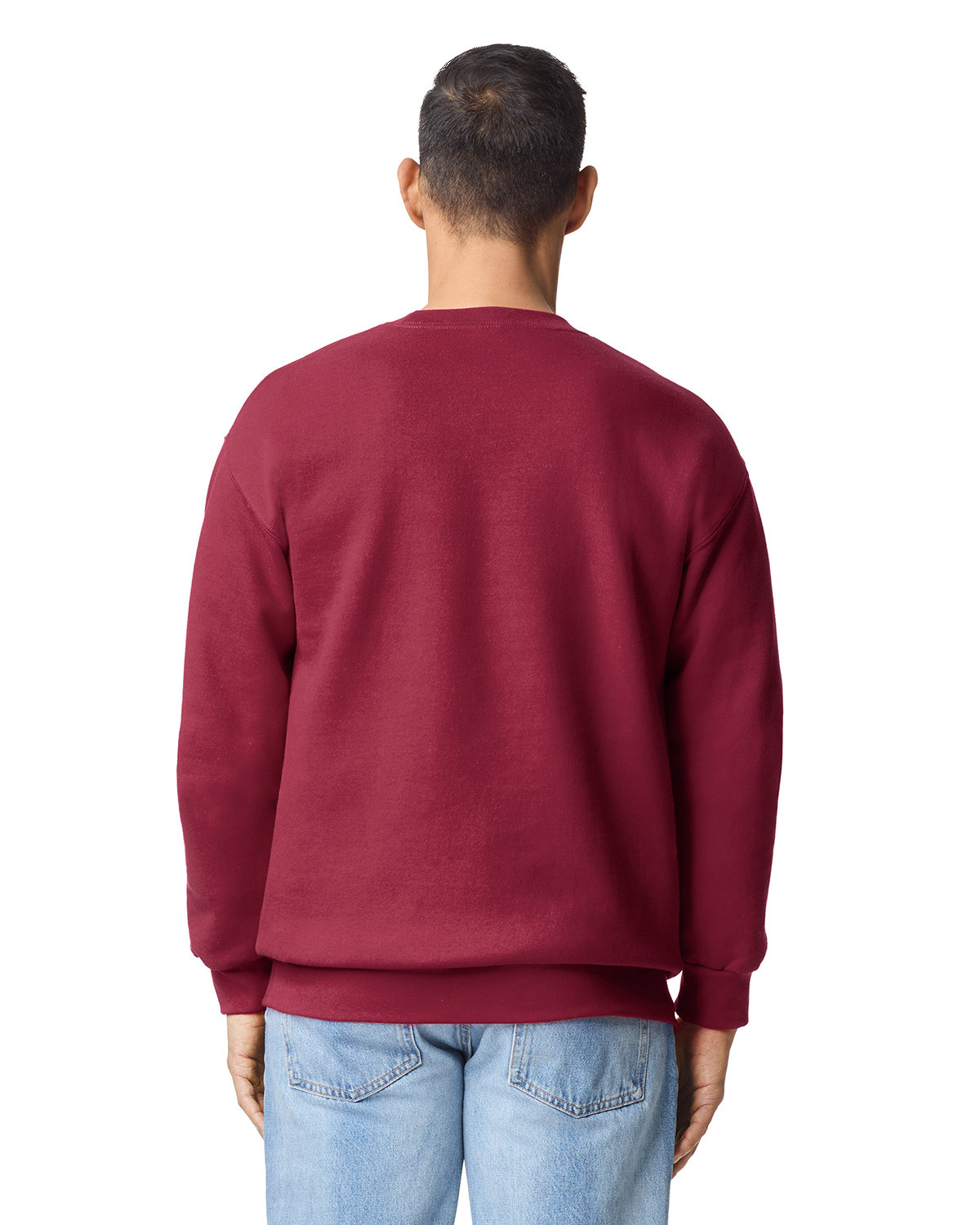 G190 Gildan Unisex Hammer Maxweight Crewneck Sweatshirt - Back Image