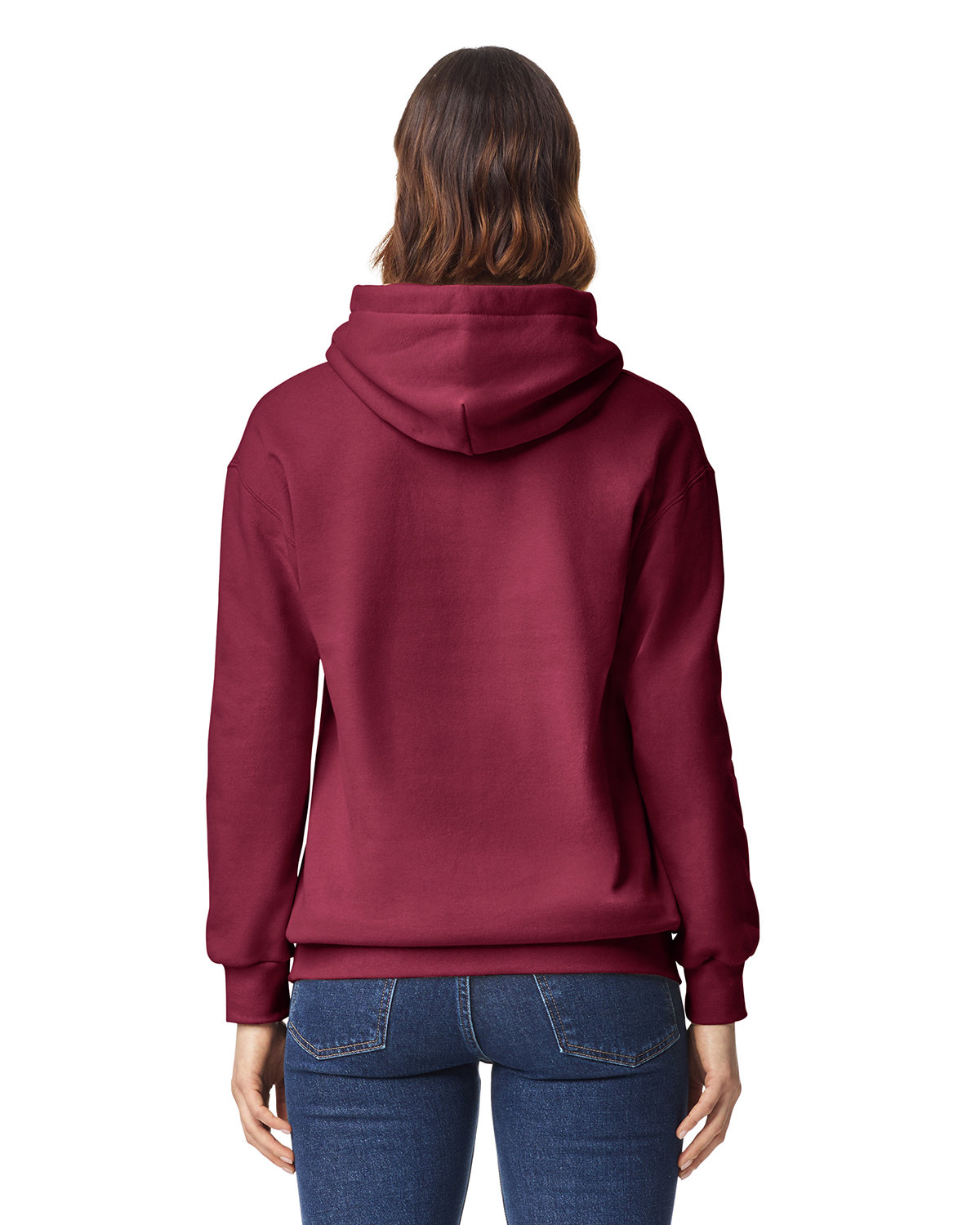G195 Gildan Unisex Hammer Maxweight Hooded Sweatshirt - Back Image