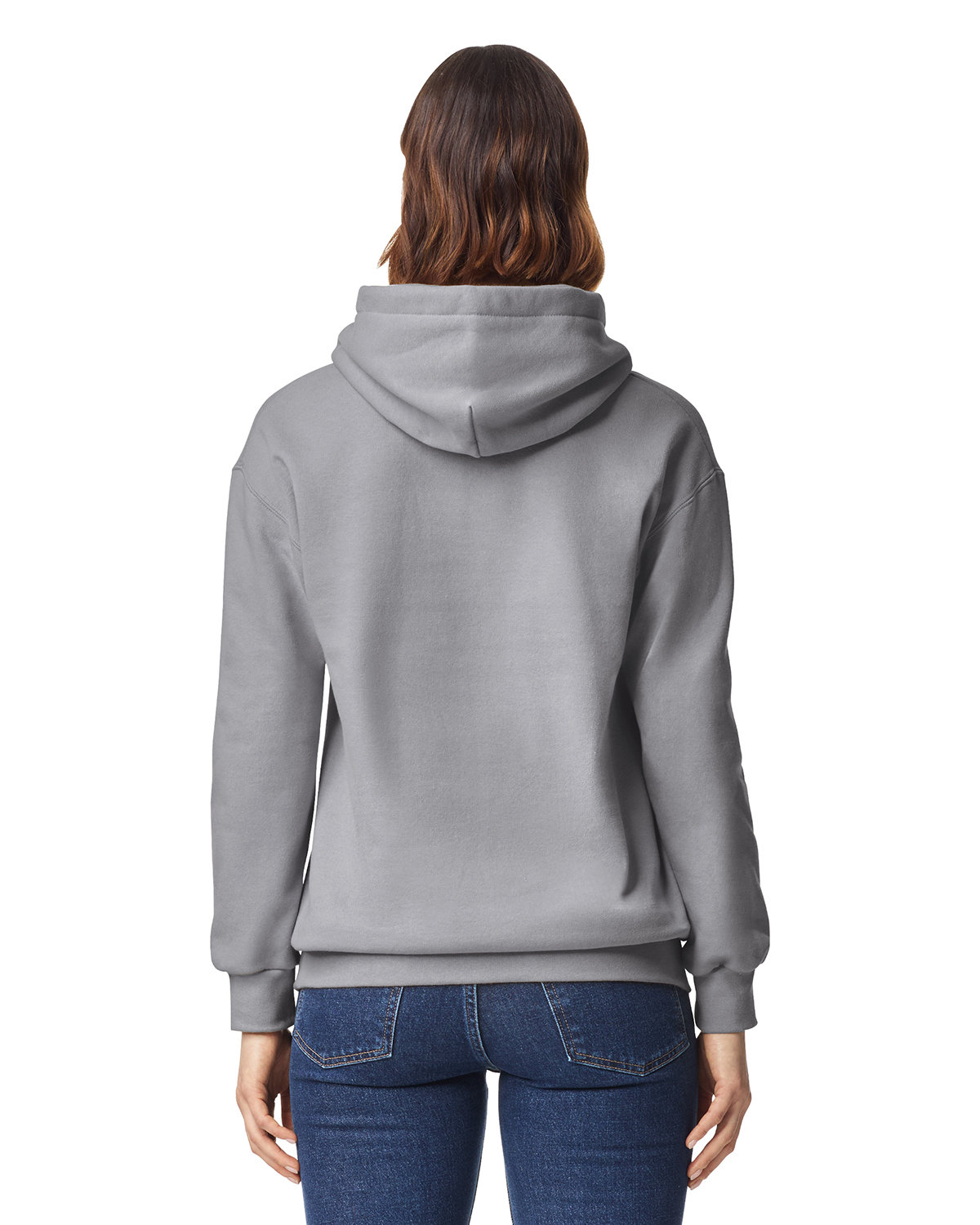 G195 Gildan Unisex Hammer Maxweight Hooded Sweatshirt - Back Image
