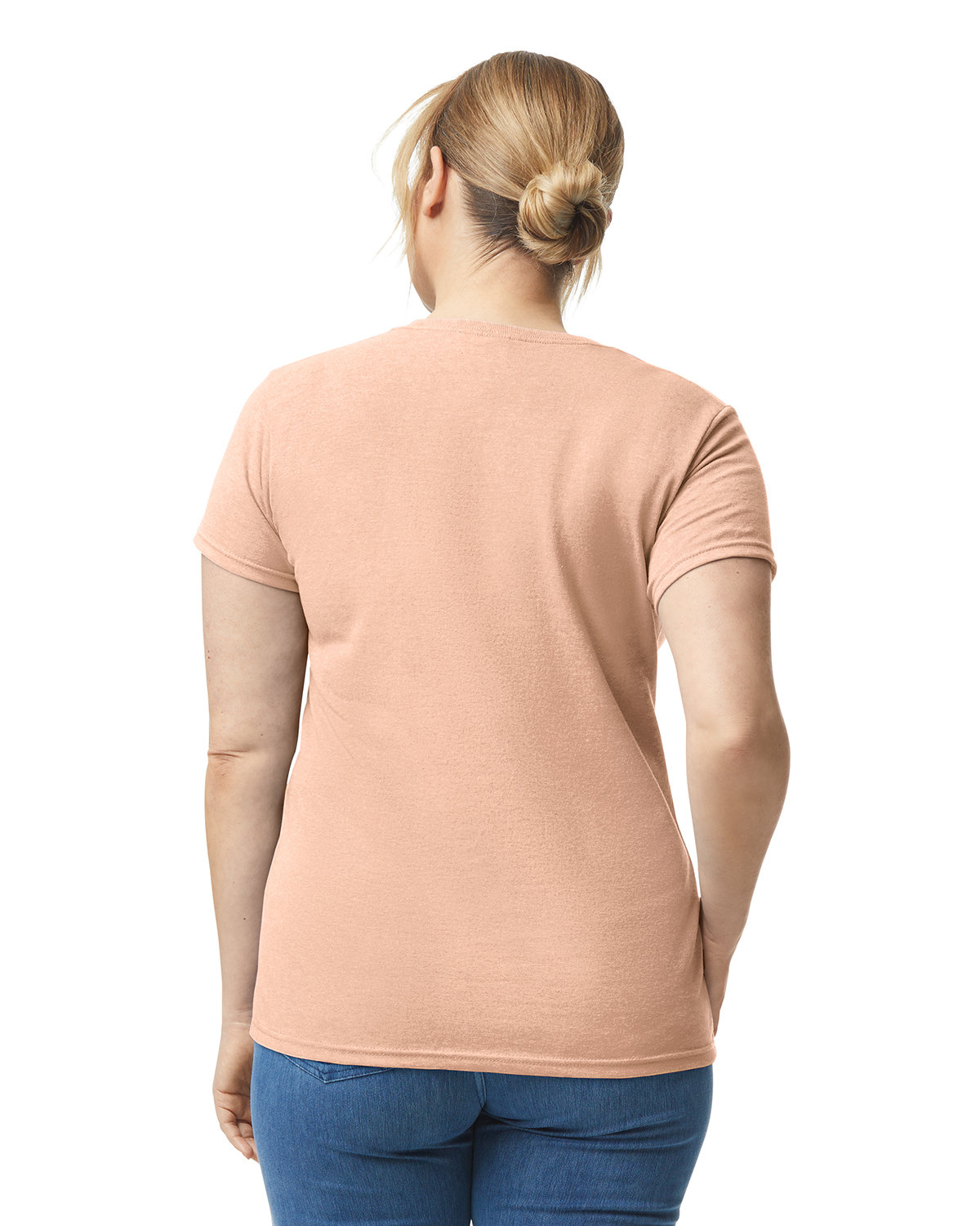 G500L Gildan Ladies Heavy Cotton T-Shirt G500L Gildan Ladies Heavy Cotton T-Shirt - Back Image