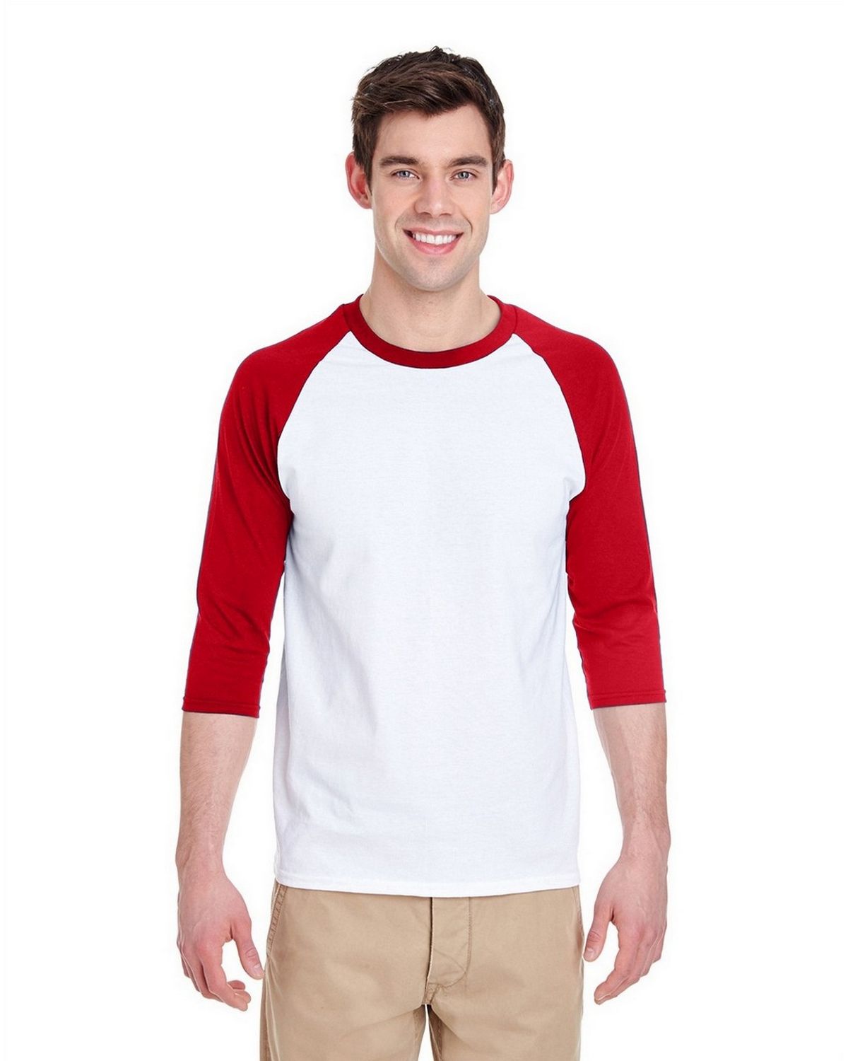 G570 Gildan Adult Heavy Cotton 3/4-Raglan Sleeve T-Shirt G570 Gildan Adult Heavy Cotton 3/4-Raglan Sleeve T-Shirt