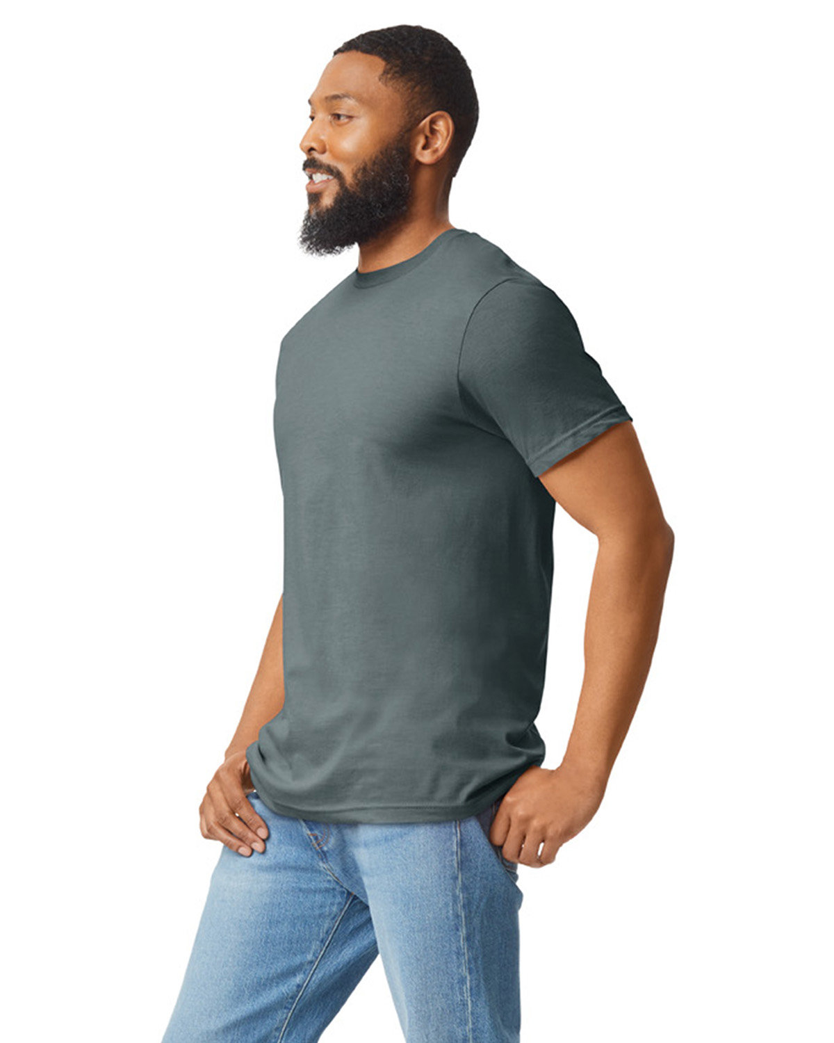 G670 Gildan Mens Softstyle CVC T-Shirt - Siide Image