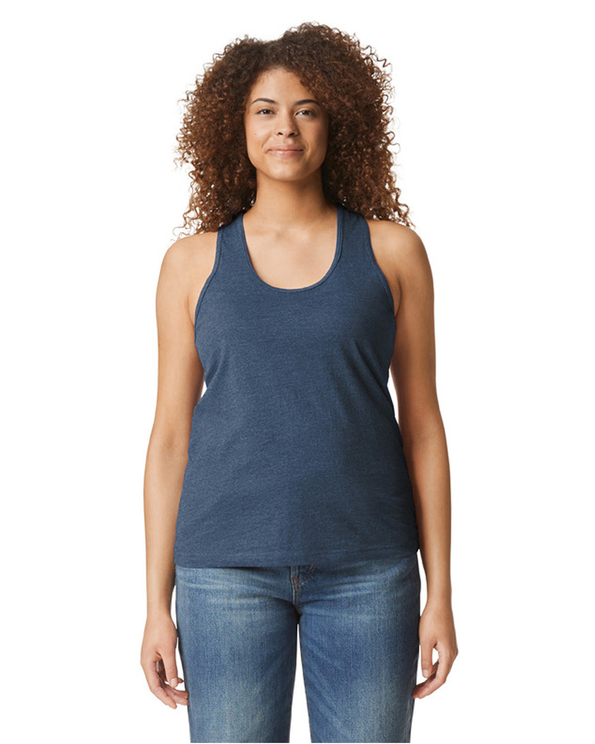 G672L Gildan Ladies Softstyle CVC Racerback Tank