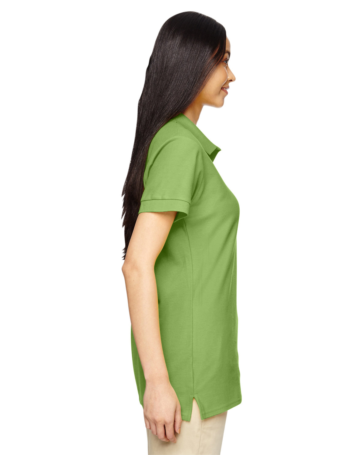 G828L Gildan Ladies Premium Cotton? Ladies 6.6?oz. Double Piqu? Polo - Siide Image