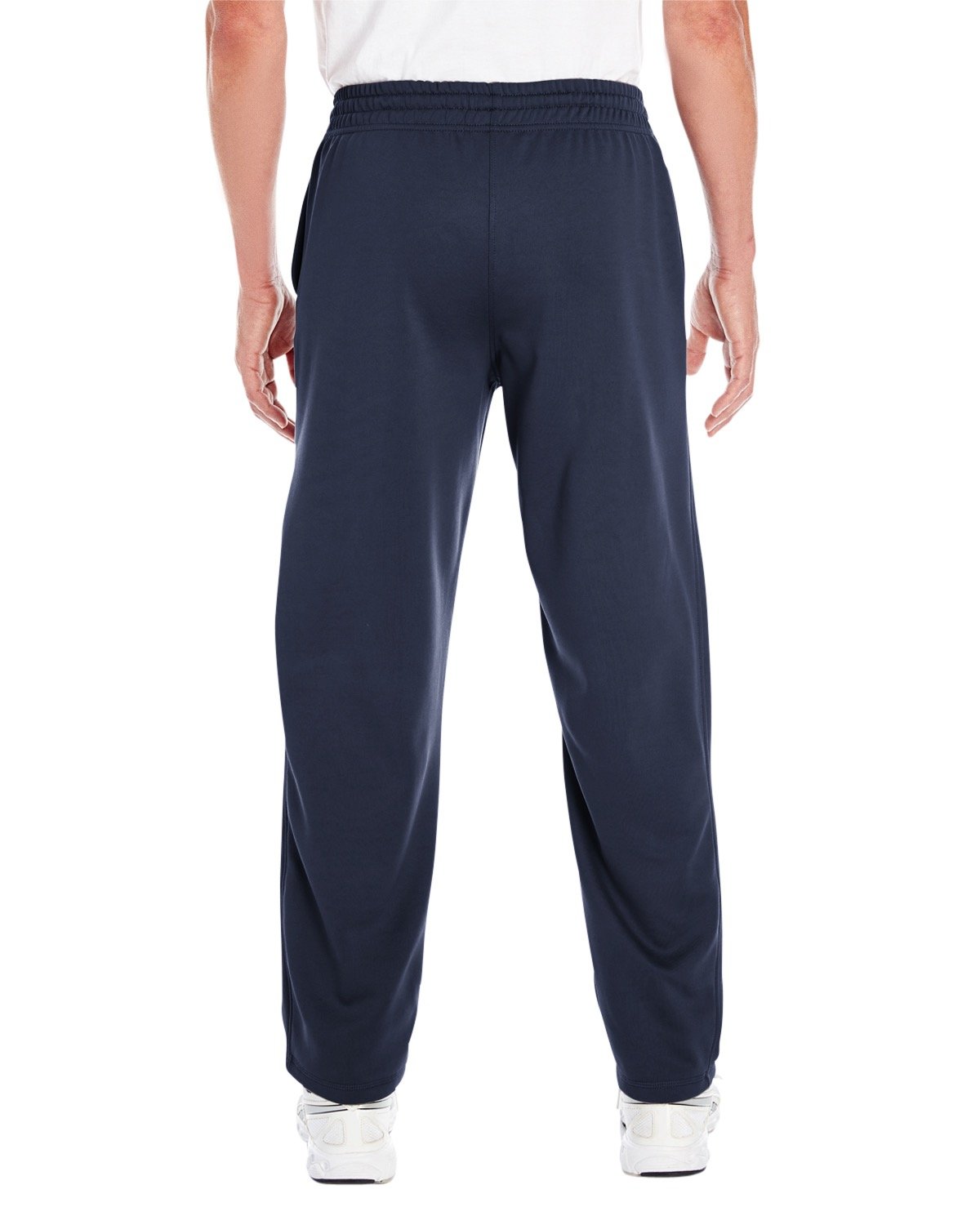 G994 Gildan Adult Performance? Tech Open-Bottom Sweatpants with?Pockets - Back Image