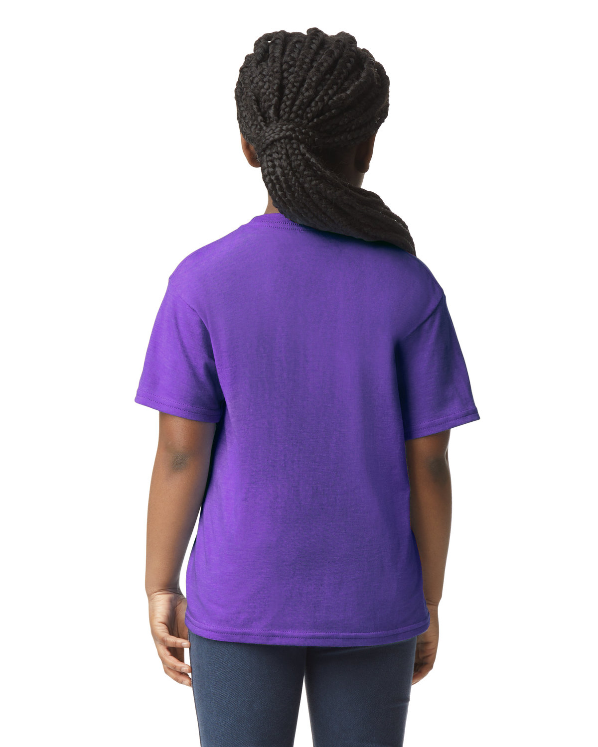 G640B Gildan Youth Softstyle T-Shirt - Back Image