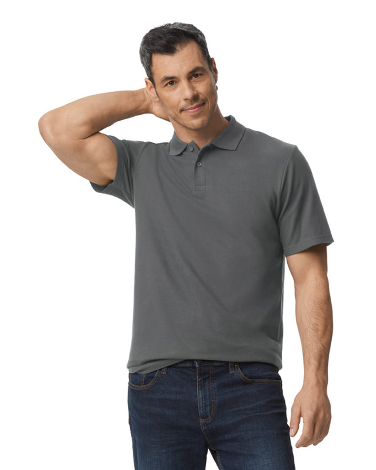 G648 Gildan Mens Softstyle Double Pique Polo