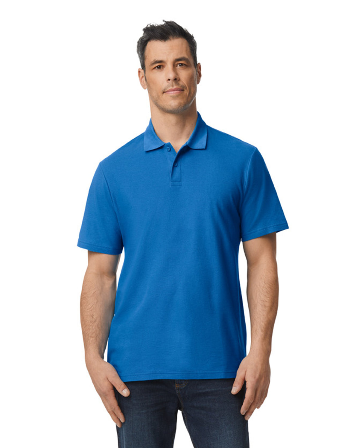 G648 Gildan Mens Softstyle Double Pique Polo