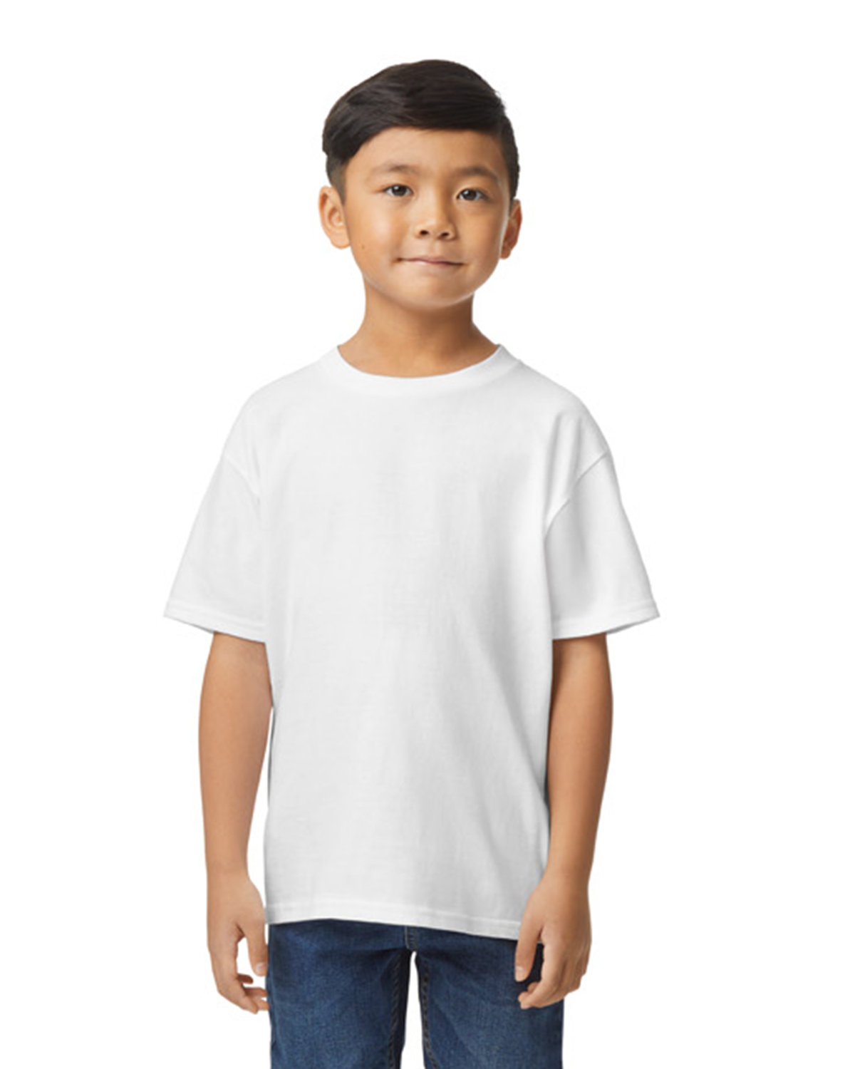 G650B Gildan Youth Softstyle Midweight T-Shirt Zoom Image