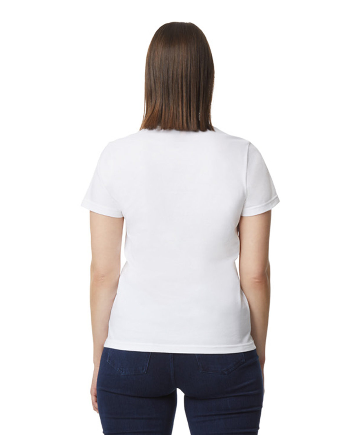 G650L Gildan Ladies Softstyle Midweight Ladies T-Shirt G650L Gildan Ladies Softstyle Midweight Ladies T-Shirt - Back Image
