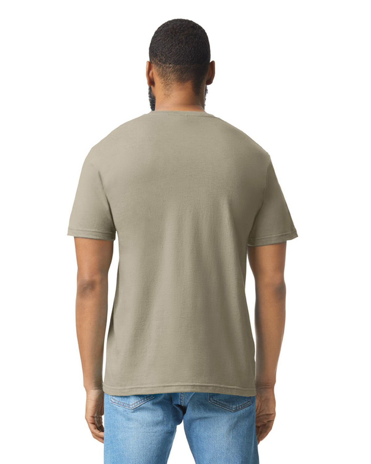 Gildan Direct to Film (DTF) G670 Mens Softstyle CVC T-Shirt - Back Image