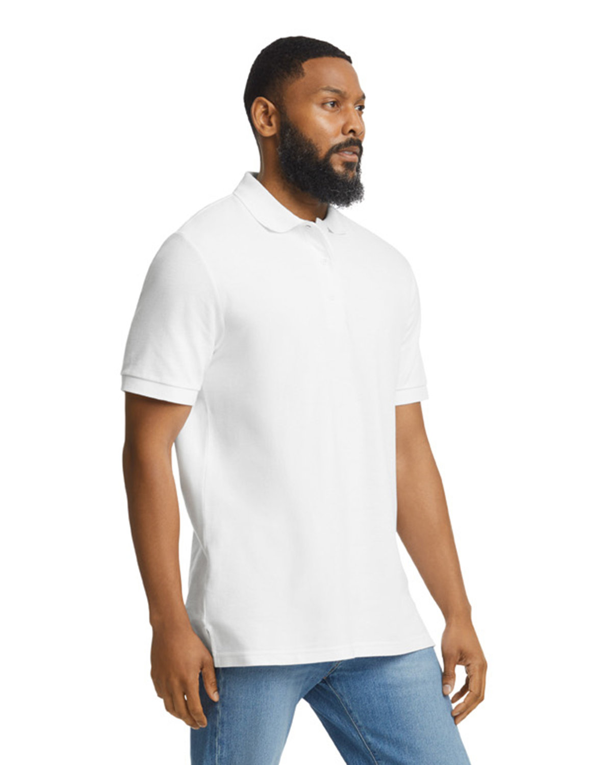 G858 Gildan Unisex Midweight Double Pique Polo - Siide Image
