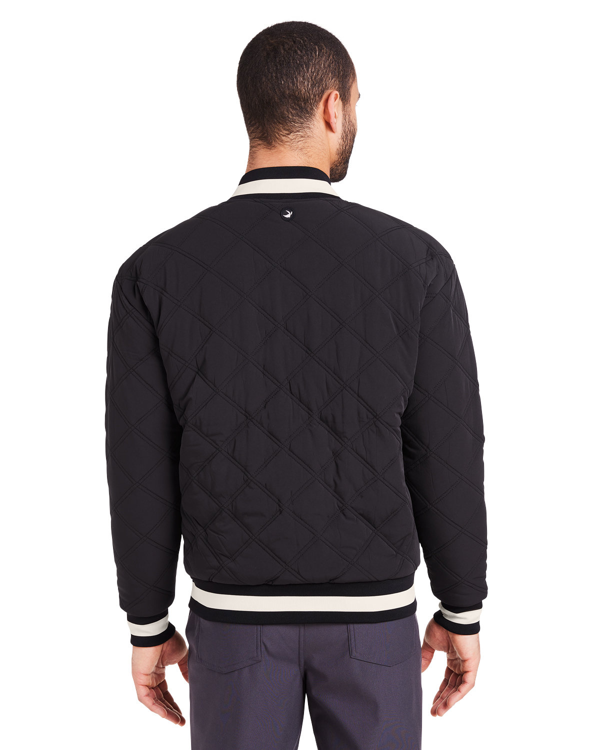 MDP7026 Glyder Unisex Varsity Jacket - Back Image