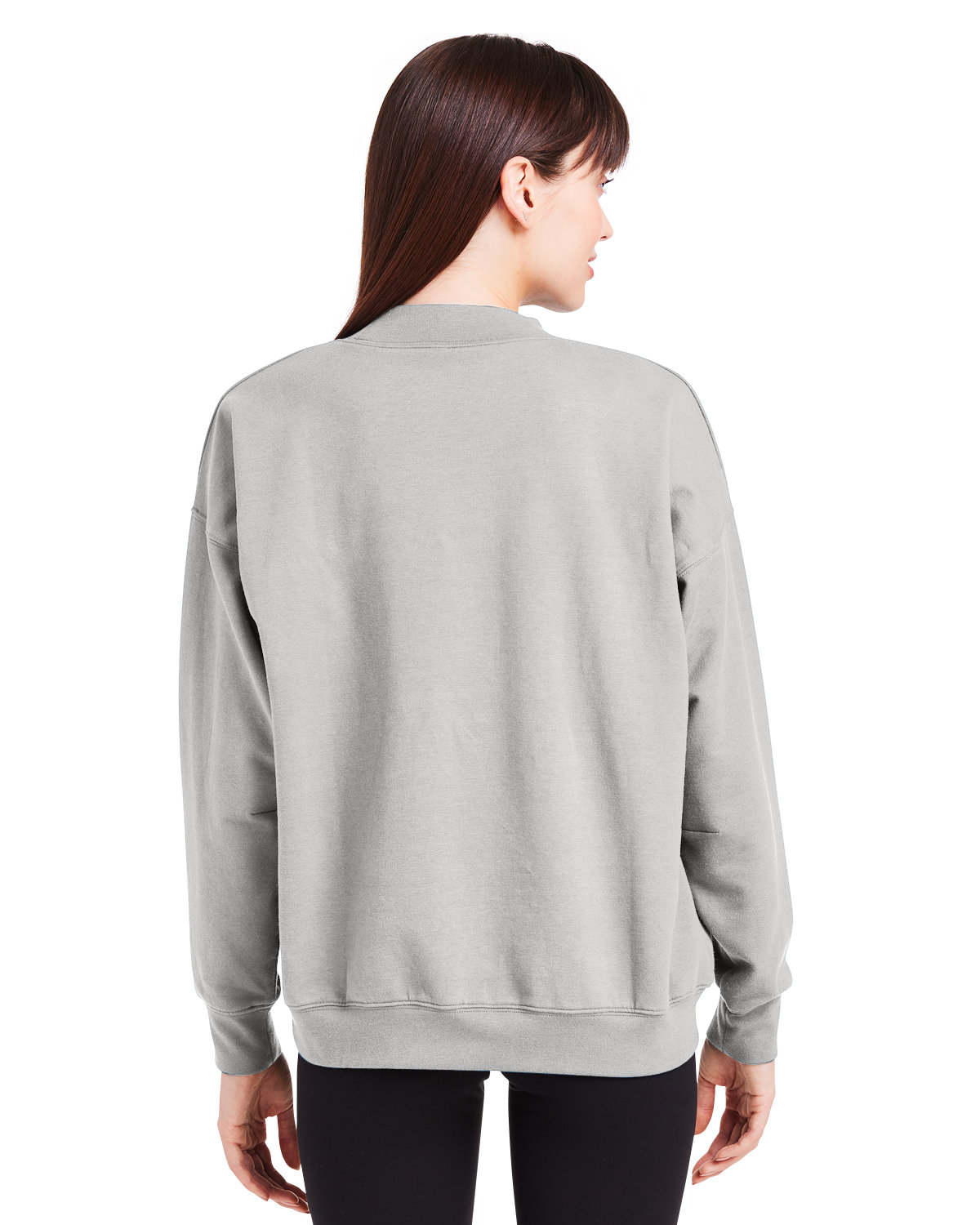 PDP6789 Glyder Ladies Vintage Oversized Crew Pullover - Back Image