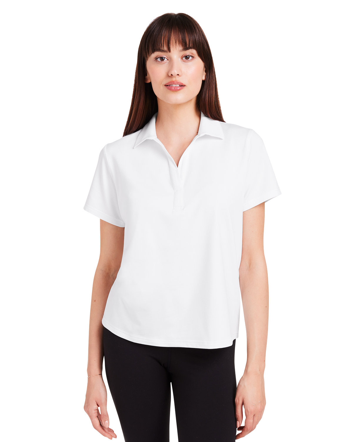 PDP7058 Glyder Ladies Marbled Fairway Polo PDP7058 Glyder Ladies Marbled Fairway Polo