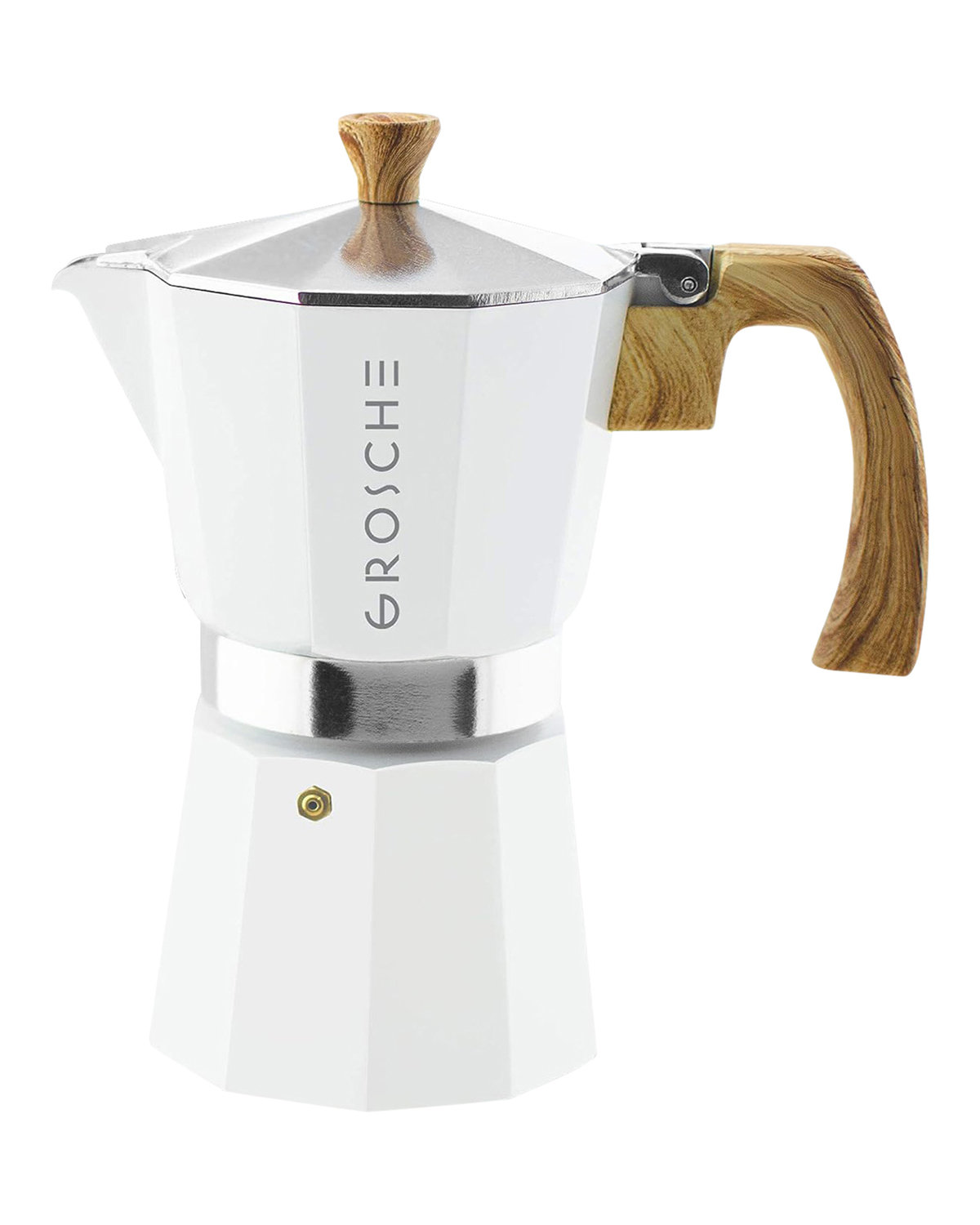 GR001 Grosche Milano 6 Cup Espresso Maker - Back Image