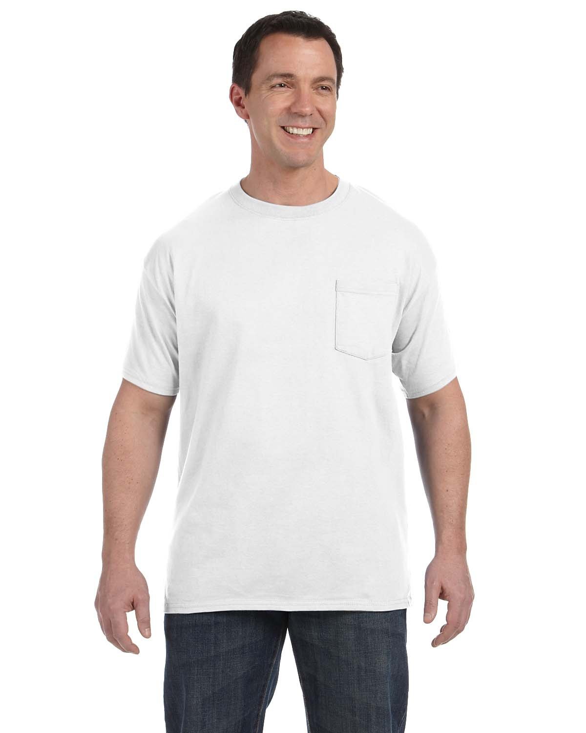 H5590 Hanes Mens Authentic-T Pocket T-Shirt