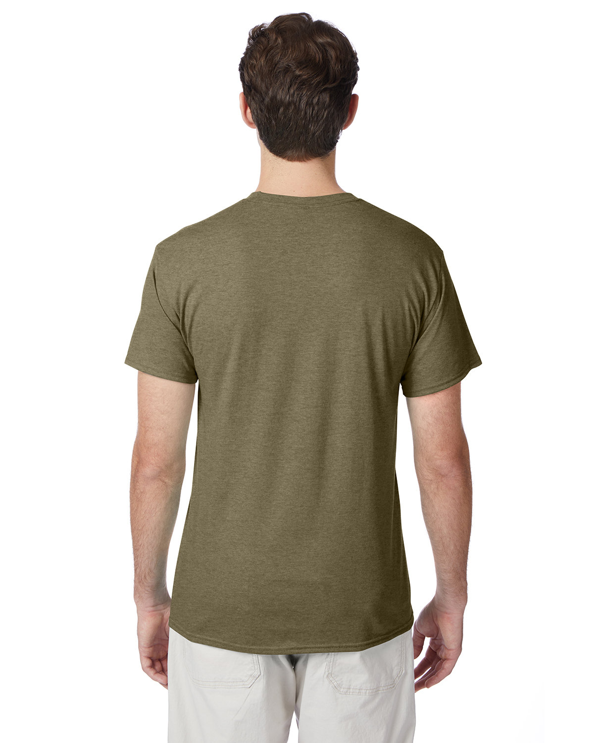 42TB Hanes Perfect-T Triblend Short Sleeve T-Shirt - Back Image