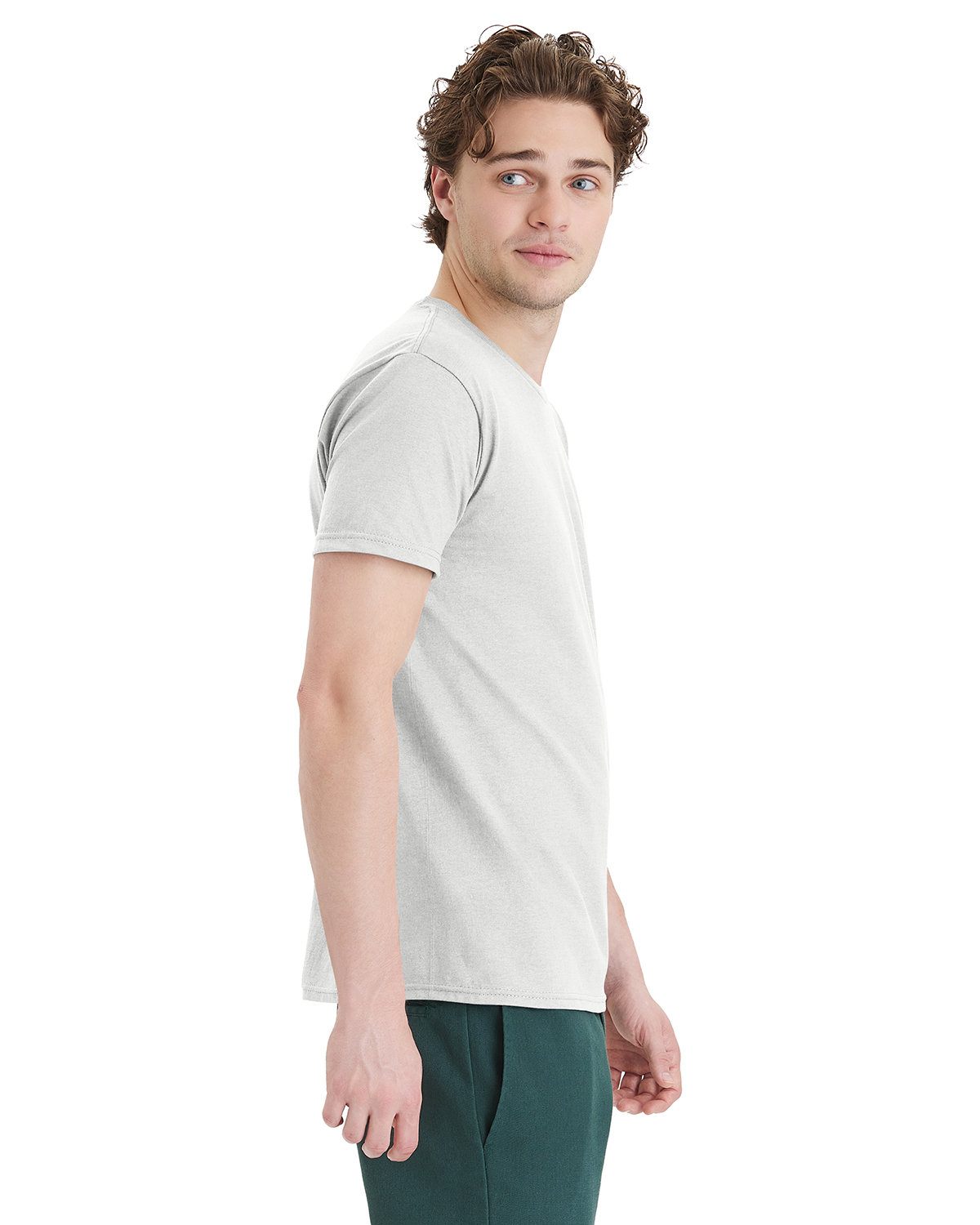 498PT Hanes Unisex Perfect-T PreTreat T-Shirt - Siide Image