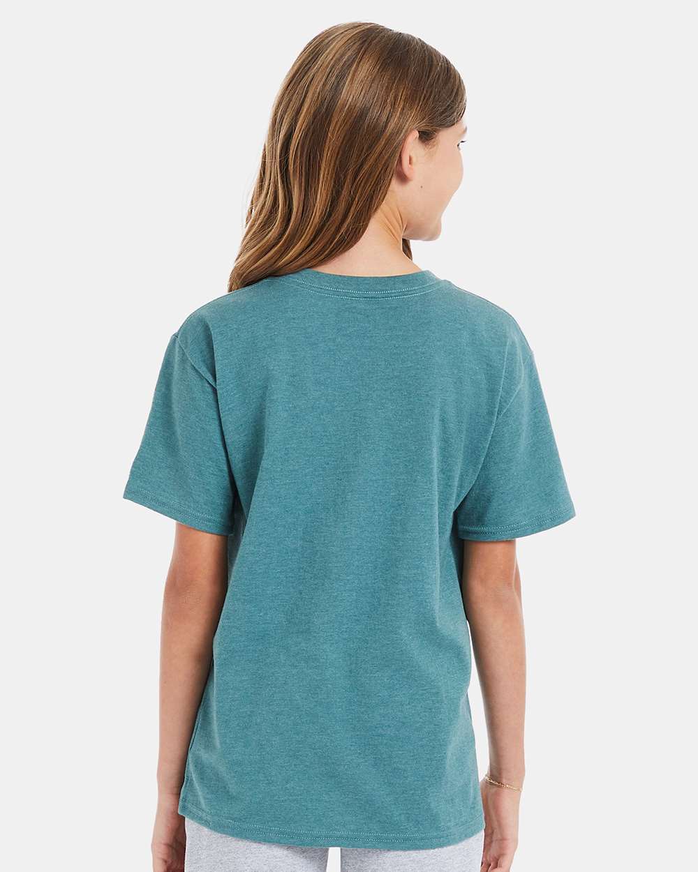 498Y Hanes Youth Perfect-T T-Shirt - Back Image
