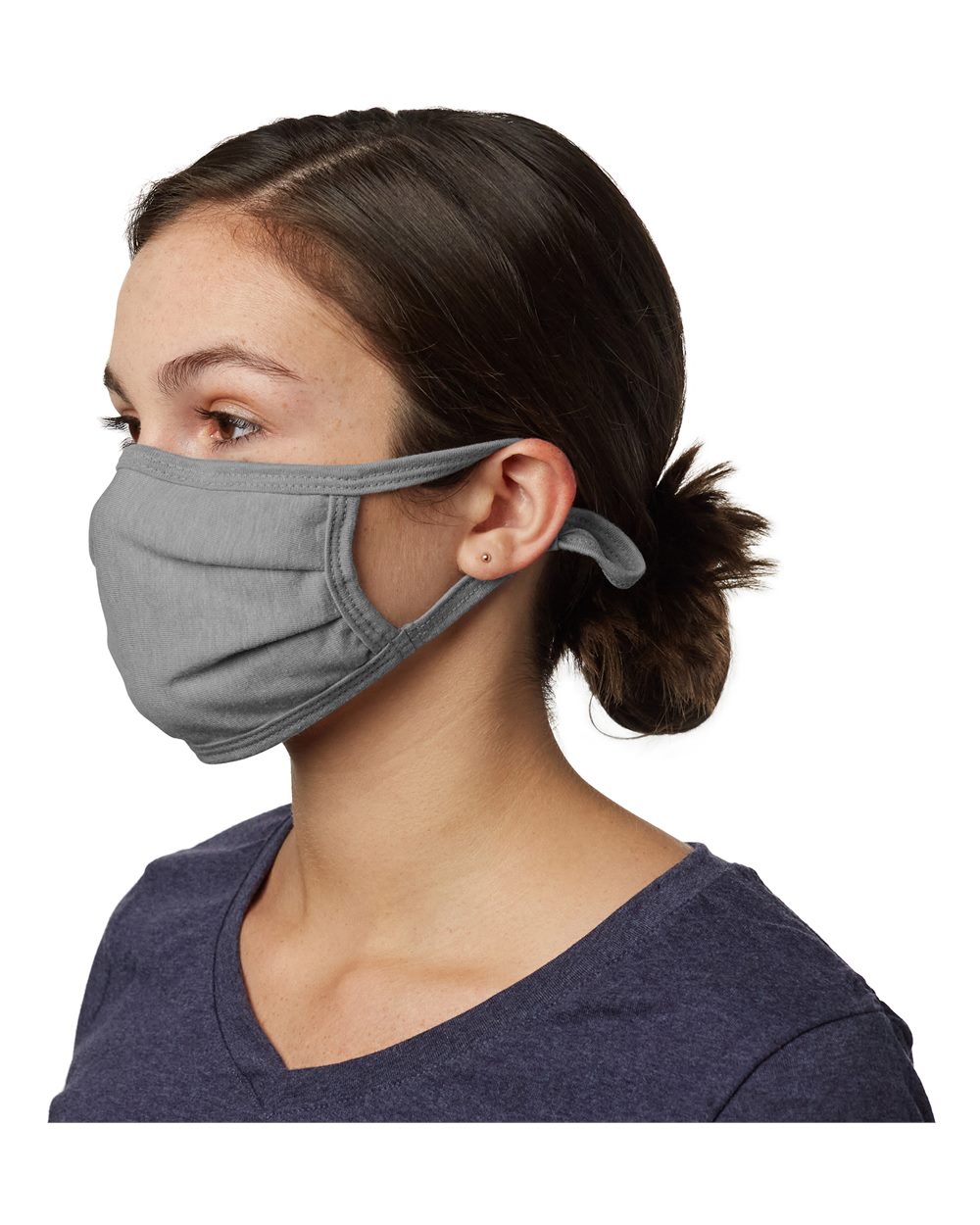 BMSKAR Hanes Adult 2-Ply Adjustable Mask - Siide Image