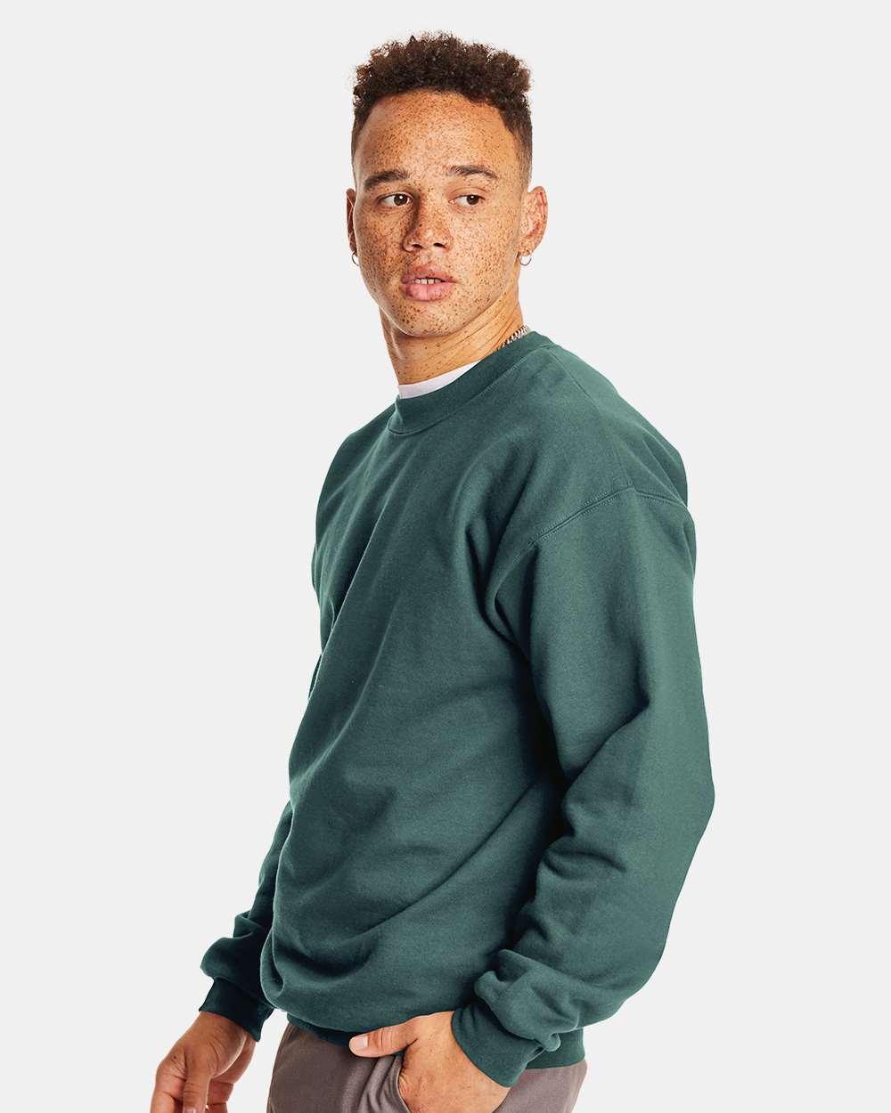 F260 Hanes Ultimate Cotton Crewneck Sweatshirt - Siide Image