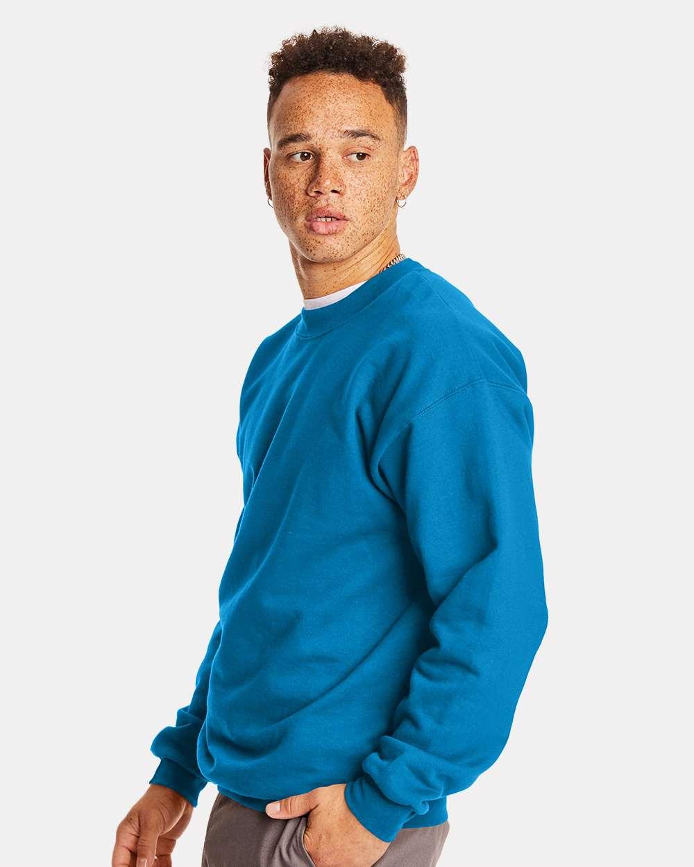 F260 Hanes Ultimate Cotton Crewneck Sweatshirt - Siide Image