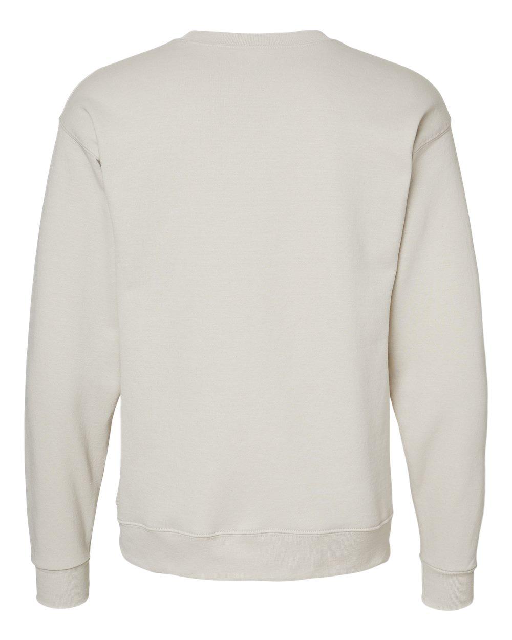 P160 Hanes EcoSmart Unisex Crewneck Fleece Sweatshirt - Back Image